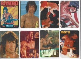  11 Pocket Calendar SYLVESTER STALLONE Cards 80,S Collectible vintage - $13.54 CAD