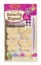 Wooden Butterfly Magnets - Dyo: Arts & Crafts - Kits - £7.85 GBP