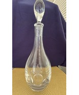 Badash Wine Decanter With Stopper And Elegant Etched Saguaro - €29,67 EUR