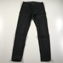 Hudson Womens Jeans Size 30 Black Snake Print Iridescent Cotton Blend Skinny Leg - £18.47 GBP
