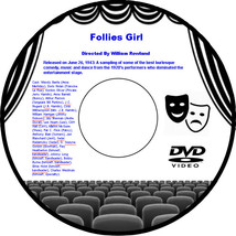 Follies Girl 1943 DVD Movie  Wendy Barrie Doris Nolan Gordon Oliver Anne Barrett - £3.94 GBP