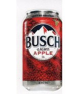Busch Light Apple can vinyl decal window laptop hardhat up to 14&quot;  FREE ... - £2.74 GBP+
