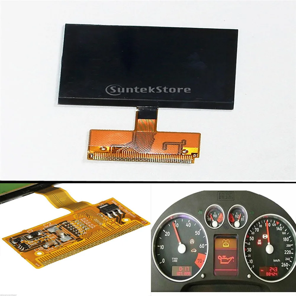 LCD Display for Audi A3 A4 A6 S4 B5 for VW Volkswagen Display Instrument Clust - £18.31 GBP