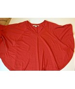 Women&#39;s Forever 21 S/P Angel Winged Short Orange Soft Cute Shirt Blouse ... - $6.88