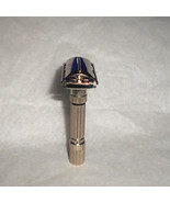 Gillette Fat Boy Razor TTO Adjustable Refurbished Replated Mirror Nickel F2 - $145.00