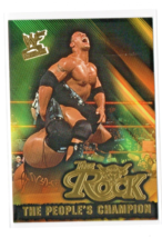 2001 WWF Fleer WrestleMania - The Rock &quot;The People&#39;s Champion&quot; #1PC Elbow Insert - £1.85 GBP