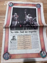 January 28 1986 Boston Globe Super Bowl XX Commemorative Chicago Bears Patriots - $17.50