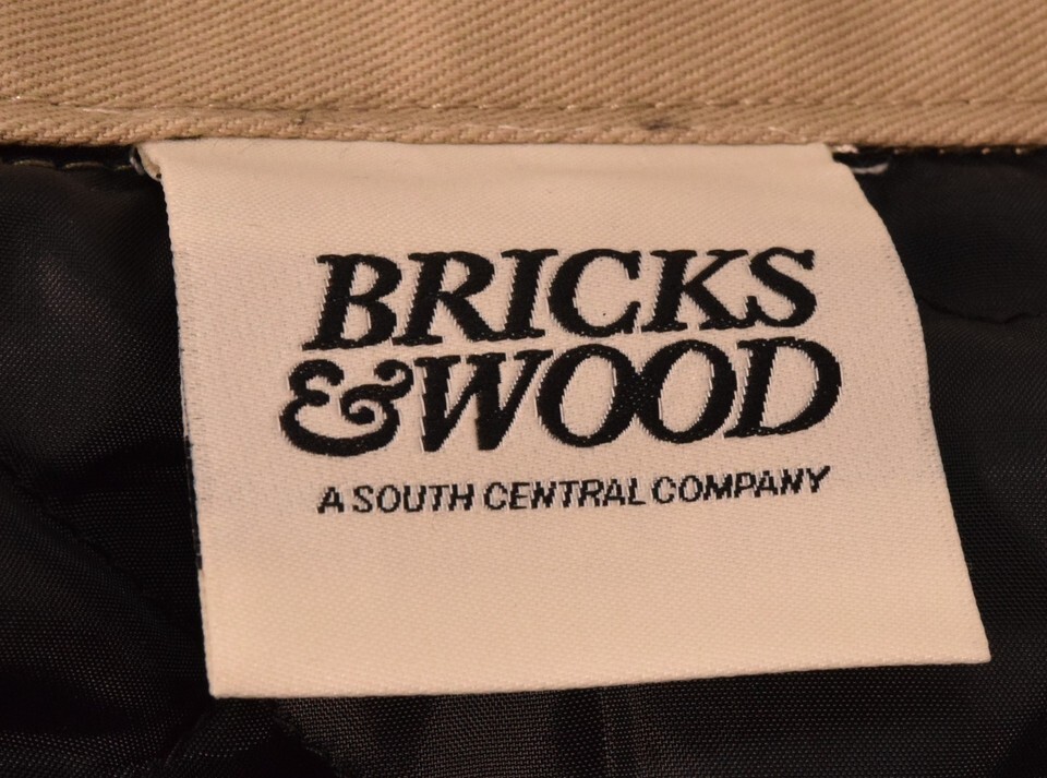 Bricks & Wood Mens Bomber Jacket Beige 2XL Item image 5