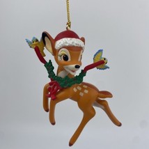 Bambi Vintage Disney Christmas Ornament Grolier Wreath Birds - £8.86 GBP