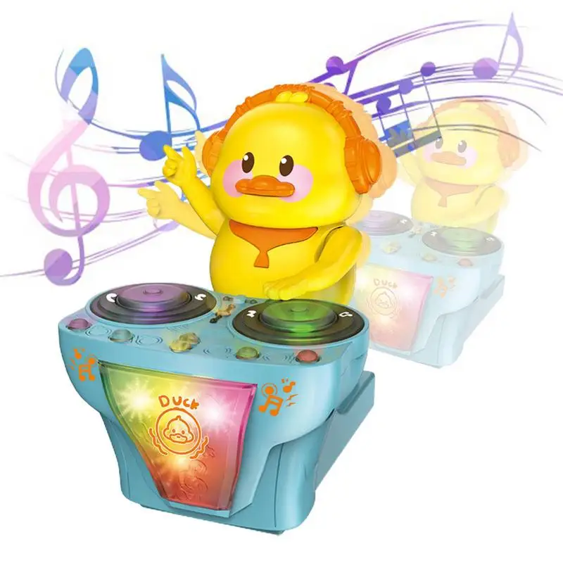 Dancing Little Yellow Duck Musical Interactive Toy Electric With Lights And - £19.62 GBP+