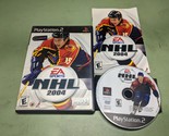 NHL 2004 Sony PlayStation 2 Complete in Box - $5.89