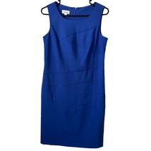 Alyx Limited Dress Size 10 Medium Royal Blue Sleeveless Polyester Spande... - $14.90
