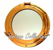 Brass Porthole Window Cabin Boat Porthole 15&quot; Ship Porthole Nautical Dec... - £88.04 GBP