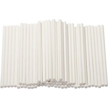 300 Pack 4&quot;&quot; Pop Lollipop Sticks Candy Cake Chocolate Sugar Paste Tools (White) - $19.98