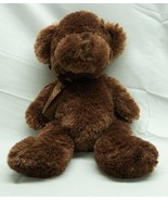 RBI SOFT BROWN TEDDY BEAR 14&quot; Plush STUFFED ANIMAL Toy - £15.58 GBP