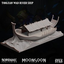 3D Printed Sordane Publishing Toojian Wad River Ship Moonsoon28 32mm D&D - $3,149.09 MXN - $3,621.77 MXN