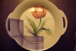 Noritake Morimura red stamp, bowl, decorated in purple and orange flower RARE [6 - £31.07 GBP