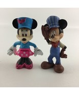 Disney Mickey Mouse &amp; Friend Train Conductors Figure Topper Sparkle Minnie - £21.76 GBP