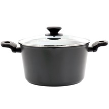 Oster Kingsway 5.5 Quart Aluminum Nonstick Dutch Oven in Black With Lid - $66.69