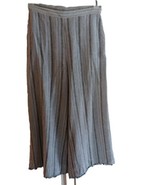 Anthropologie Cloth &amp; Stone Rayon Wide Leg Pants Women&#39;s Sz S Crop Raw Hem - $38.67 CAD