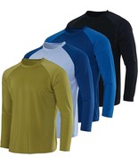 Real Essentials 4-PK  Boys Long Sleeve Rash Guard Shirt Swimwear UPF Sun... - €21,43 EUR