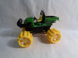 John Deere Farm Gator Tractor Toy Green Black Plastic - As Is - Missing Tires - £3.76 GBP