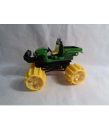 John Deere Farm Gator Tractor Toy Green Black Plastic - As Is - Missing ... - £3.76 GBP