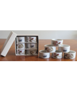 12x Shafford Chinese Garden Napkin Rings Fine China Bird Flower Butterfl... - $531.84 MXN