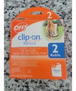 OFF! Clip-On Mosquito Repellent 2pk Refills - Keeps Mosquitoes Away 12 H... - £13.35 GBP