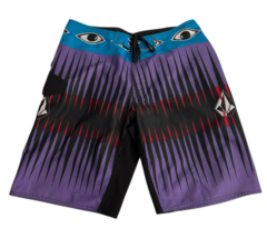 Volcom Featured Artist Collectable Men’s Swim Trunks - Size 36 Eyes Purp... - $42.75