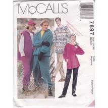 UNCUT Vintage Sewing PATTERN McCalls 7897, Misses and Mens 1995 Unisex J... - £13.90 GBP