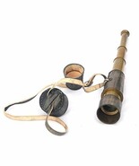 MARINE 18&quot; ANTIQUE TELESCOPE WITH LEATHER COVER BY NAUTICALMART - $49.00