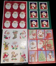 ❤️Vintage Sticker Lot Christmas 4 Sheets   Hallmark, Etc❤️ - $464.32 MXN