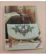Monogram with Roses Counted Cross Stitch Cosmetic Bag Kit NOS (#E200) - £17.28 GBP