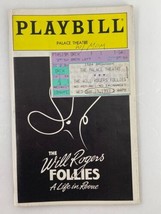 1993 Playbill Palace Theatre Larry Gatlin, Gregory Peck in Will Rogers Follies - £11.21 GBP