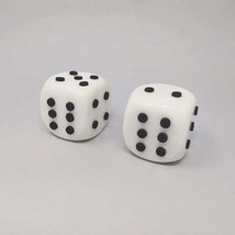 1970s Stunning Pair of Big Italian Marble Dices. Made in Italy - £175.85 GBP