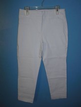 Ladies Renuar Light Tan Pants 12 Flat Front - £9.55 GBP