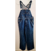 Old Navy Vintage Carpenter Medium Wash Denim Bib Overalls Y2K 12 - £45.44 GBP