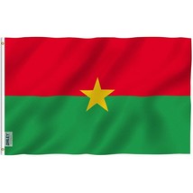 ANLEY 90 x 150 cm Burkina Faso flag - the Republic of Burkina Faso Flags - £6.22 GBP