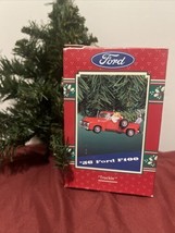 Enesco &#39;56 Ford F100 Truckin Santa Christmas Ornament in Box Limited Edition - $41.98