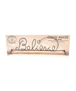 Classic Motifs Believe 16 Inch Fabric Holder With Dowel - $51.54 CAD