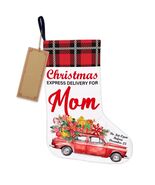 TSUYAWU Mom Christmas Stocking Hanging Decoration 18x12 Inch Xmas Holiday - $211.24 MXN
