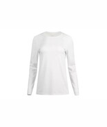 Blue Mountain YLK-1071 White Women&#39;s Long-Sleeve Solid Scoop Neck T-Shir... - $38.15 CAD