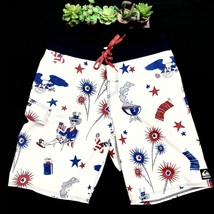 Men’s Billabong Patriotic Uncle Sam BBQ Swim Shorts Size 33 - £22.80 GBP