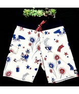 Men’s Billabong Patriotic Uncle Sam BBQ Swim Shorts Size 33 - £22.81 GBP
