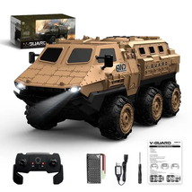  Remote Control Military Truck 1:16 6WD 2.4GHZ Army Truck High Speed 30K... - £55.43 GBP