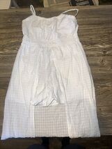 Art Class Girls Pointelle White Open Front Dress. Size Large(10/12). NWO... - €12,65 EUR