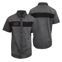 Harley-Davidson Men&#39;s Iron Bond S/S Woven Shirt (S49) - £33.57 GBP