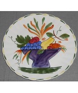 Blue Ridge STILL LIFE PATTERN Hand Painted CHOP PLATE/PLATTER Made in Te... - £38.78 GBP