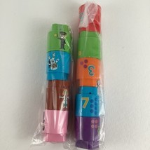 Leap Frog Leap Builders Replacement Blocks Stackable Numbers Occupations... - $19.75